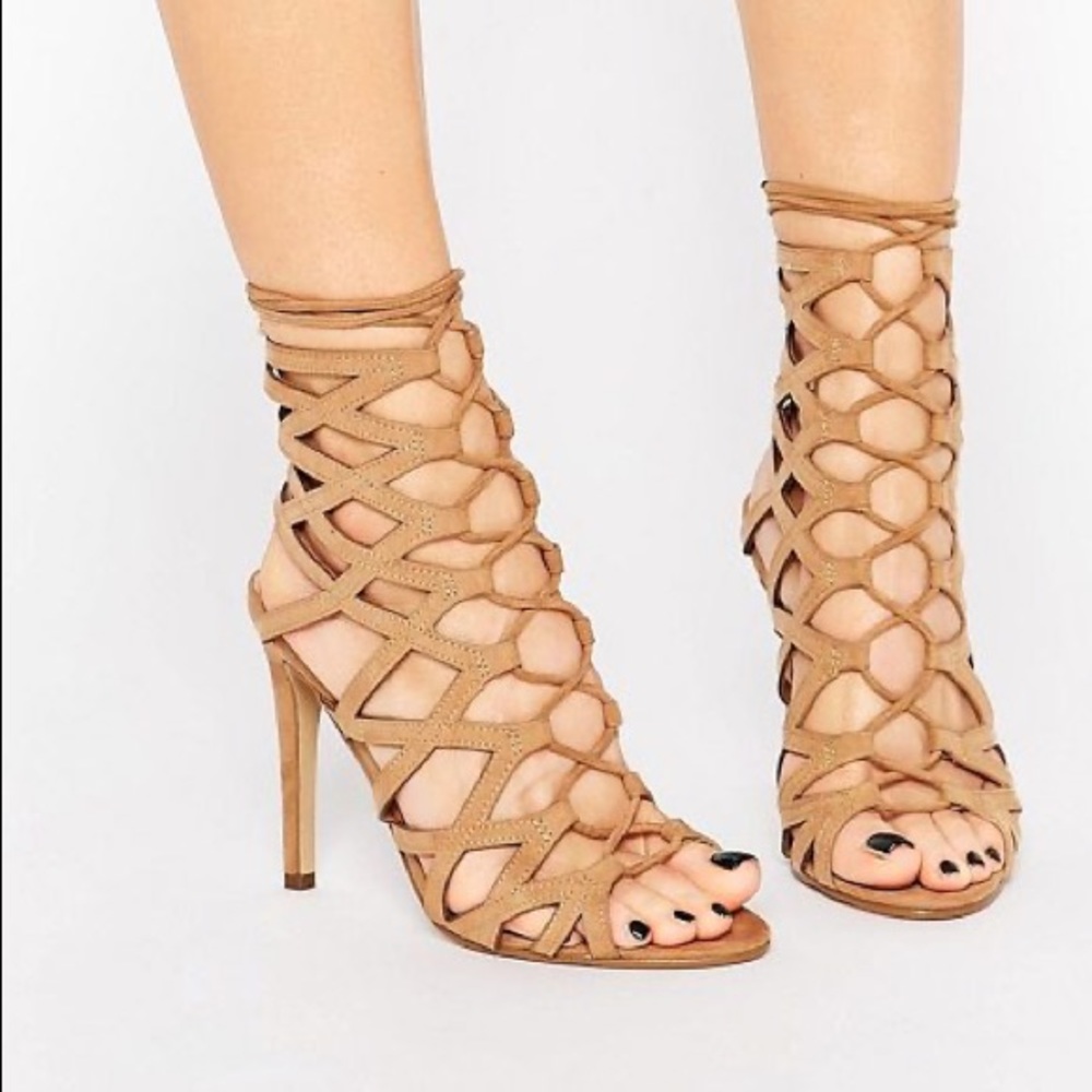 Lace up Aldo Heels